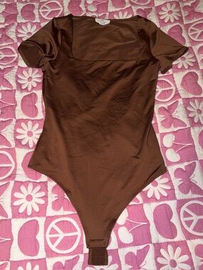 Live in the Moment Brown Bodysuit